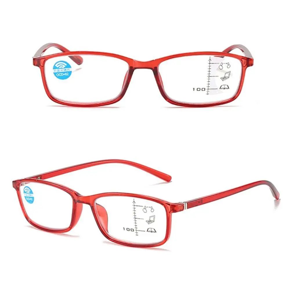 Retro Progressive Multi-Fokus Lesebrille Für Männer Frauen Anti-blau Licht In Der Nähe Von Weit Presbyopie Brillen Vintage PC – Detail 6