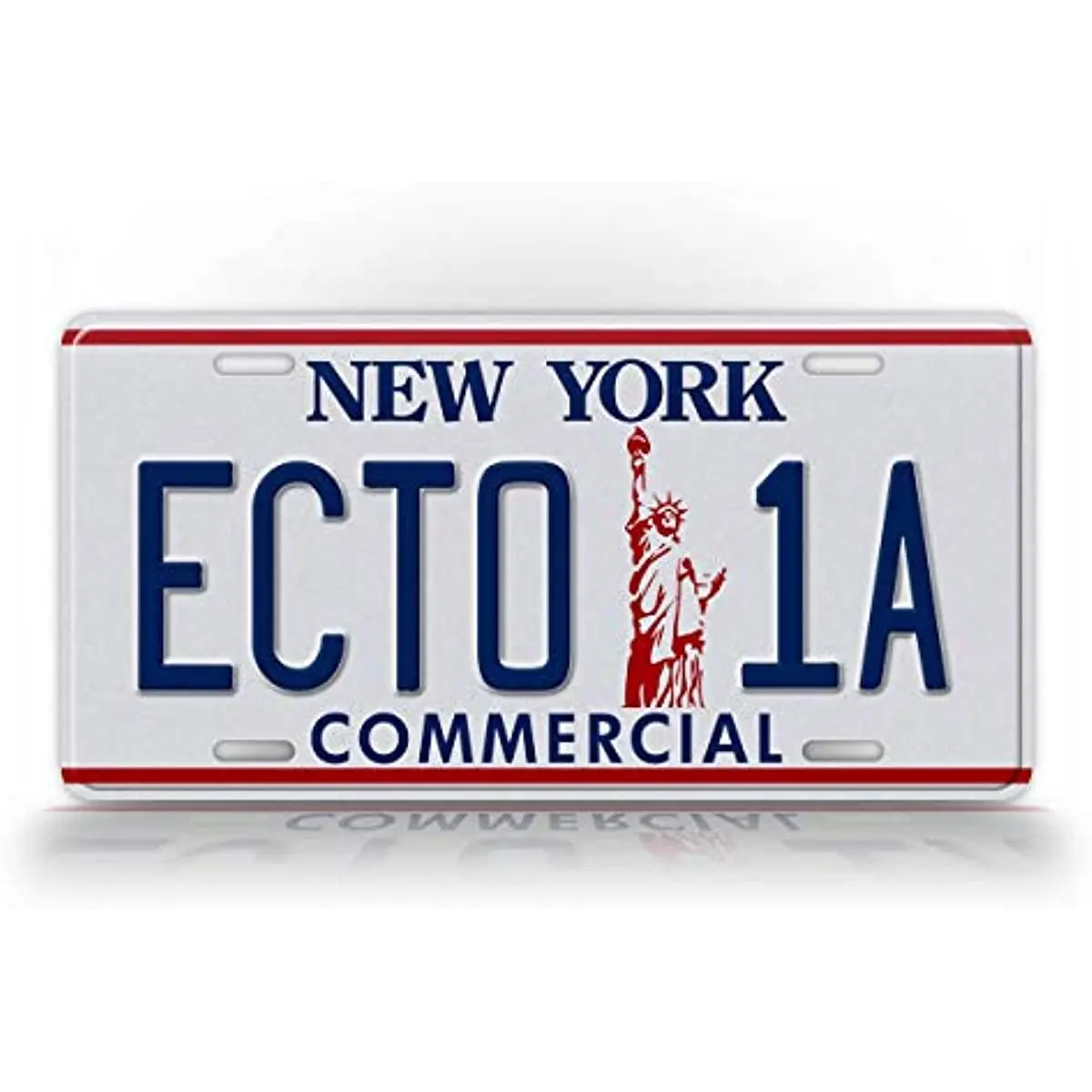 Ghostbusters Ii New York Ecto-1A Liberty Novità Ny Auto Tag Commercial Movie Prop-Wall Decoration Metal Wall Sign