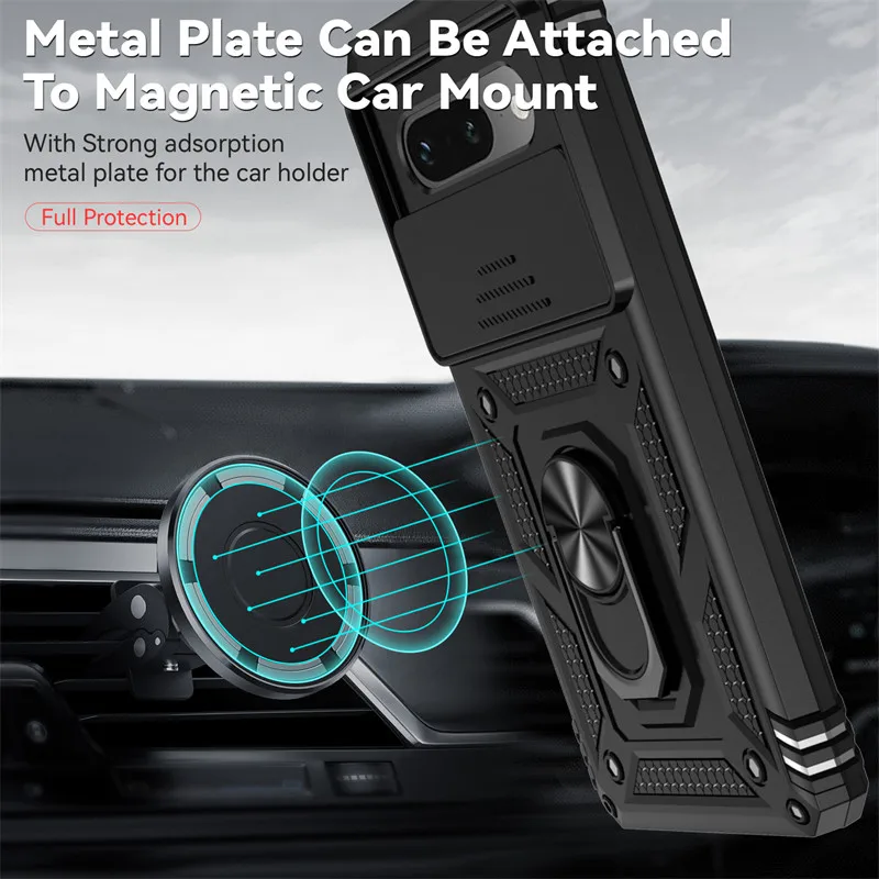 Per Google Pixel 7A Custodia Ad Anello Supporto Per Cavalletto Cover Posteriore Antiurto Per Armatura Per Google Pixel 7A 7Pro Custodia Per Google Pix