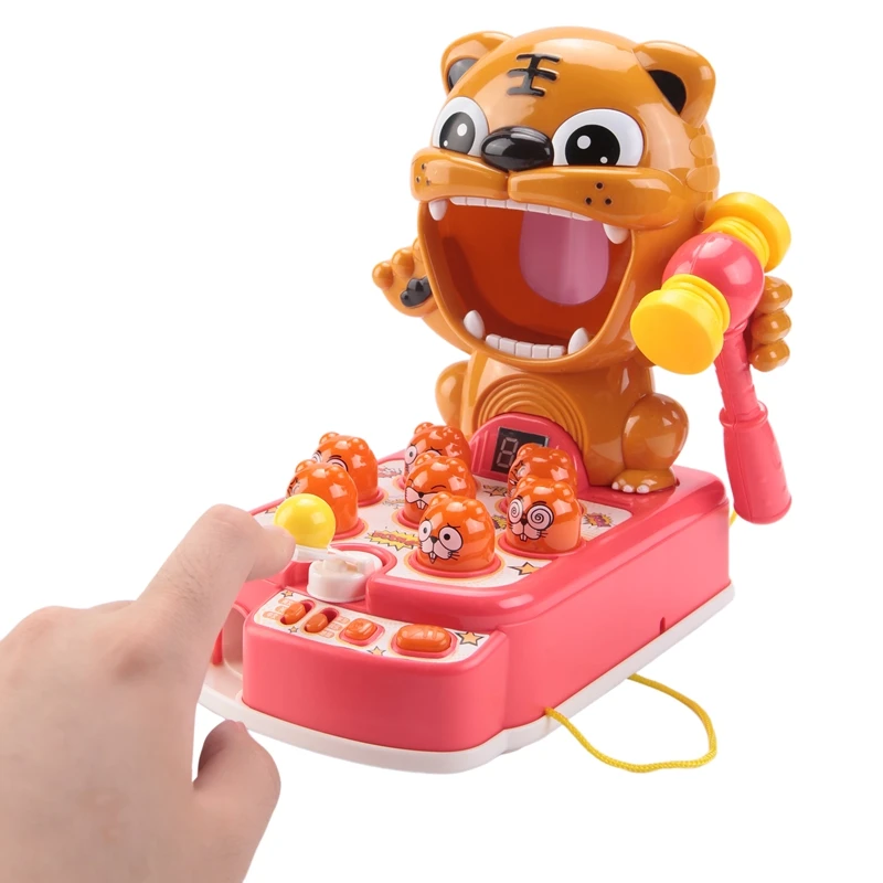 Kid Play Hit Hammering Game Toy With Lights Music Multifunctional Children Educational Interactive Toy