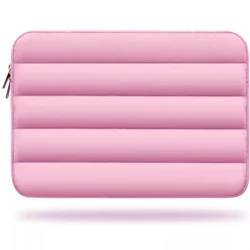 Versatile Laptop and Tablet Sleeve Cover - Stylish and Protective Case Pouch - 12.9 - 13 inch (Rose Red)