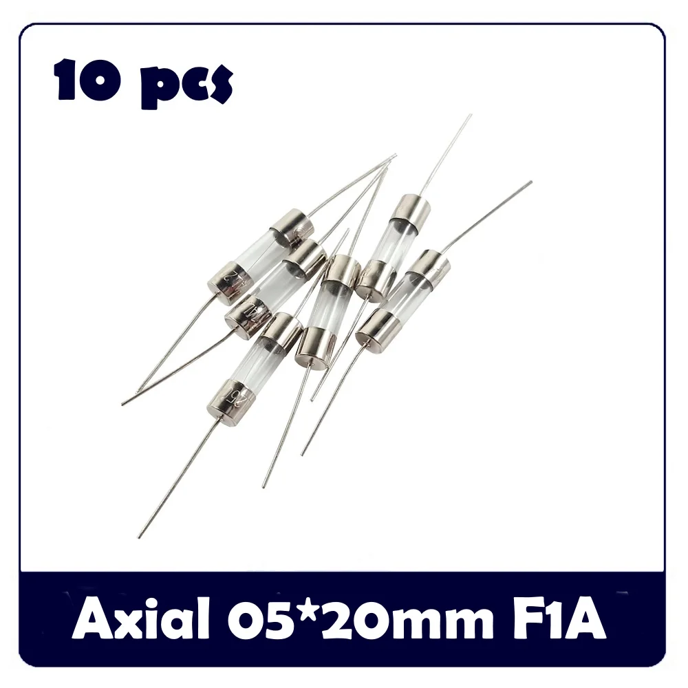 5*20mm Axial Lead Glass Fuse Fast Blow 0.5A 1A 1.5A 2A 3A 3.15A 4A 5A 6.3A 7A 8A 10A 12A 12.5A 15A 20A 25A 250V 10 PCS glass fuse kit