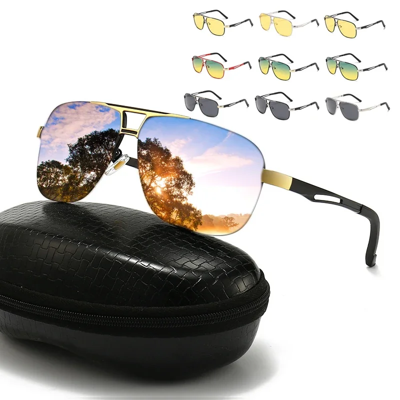 

Luxur Polarized Night Vision Sunglasses Women Men Outdoor Day and Night UV400 Sunshades Male Driving Sports Sun Glasses Goggles