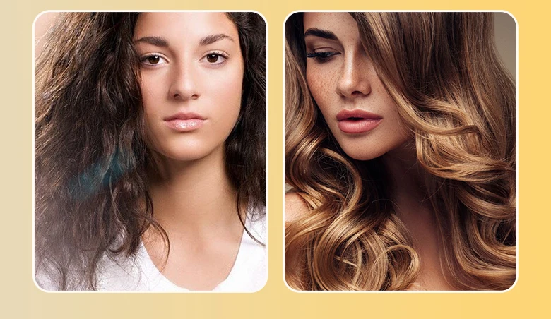 Description Picture 5 of itemPURC Curly Mousse Hair Care Coconut Oil Smoothing Frizz Enhanced Curl Wavy Wigs Hair Styling Cream Mousse Foam Hair Products