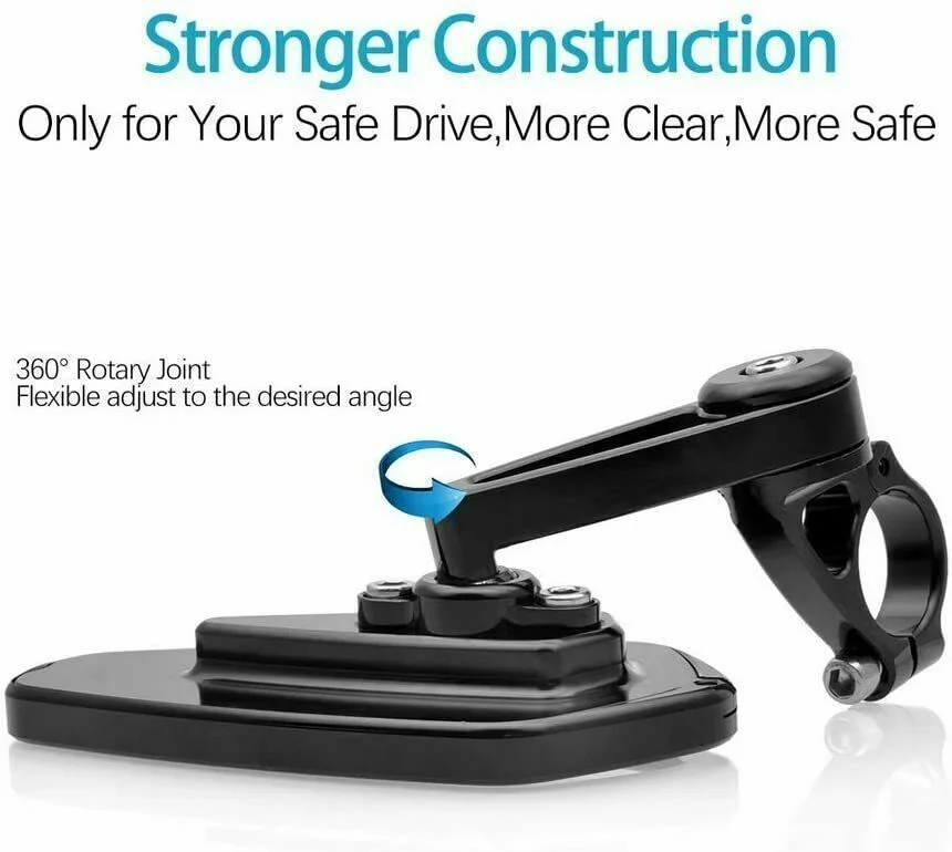 Motorcycle Mirror Handlebar Side Mirror 7/8
