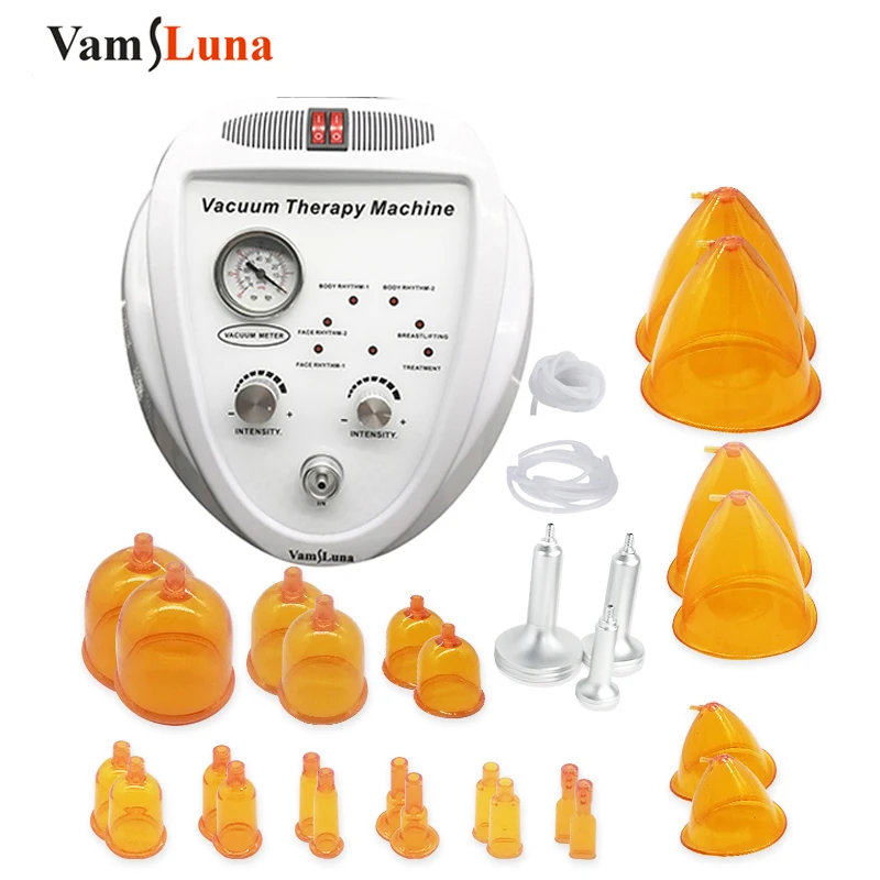 Breast​ Enlargement Pump Vacuum Therapy Machine Butt Enlarger Enhancement Colombian Facelift Lymphatic Drainage Body Massager