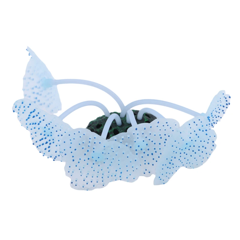 Title 3, Aquarium Luminous Simulation Plant Decoration S...