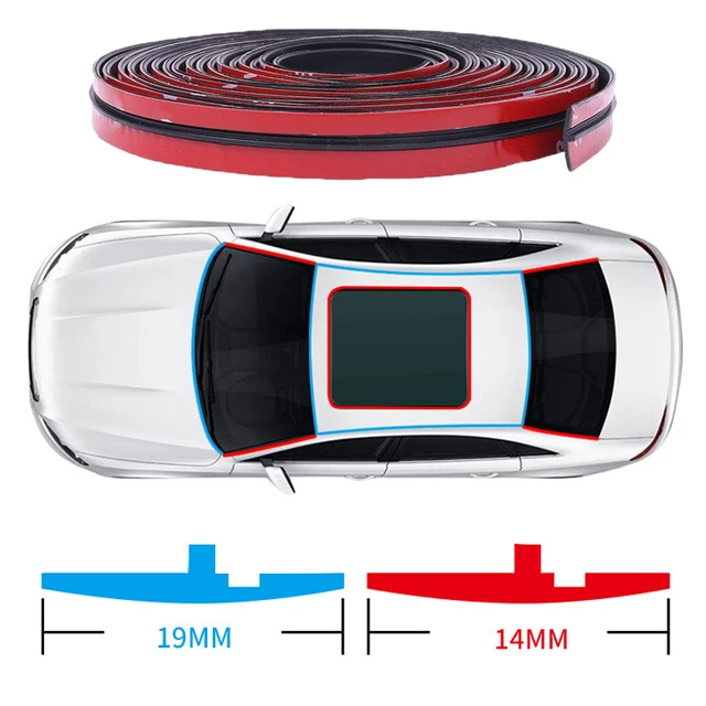 Gummi Auto Dichtungen Rand Dicht Streifen Auto Dach Scheibendichtstoff  Protector Fenster Dichtung Streifen Sound Isolierung Band 14/19mm -  AliExpress