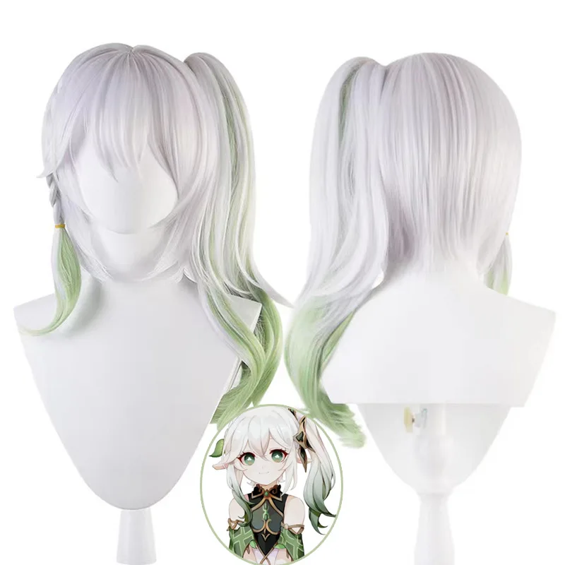 

Nahida Cosplay Wig Pre Styled Heat Resistant 50cm Wig Mixed Color Genshin Impact Sumeru Cosplay Wigs