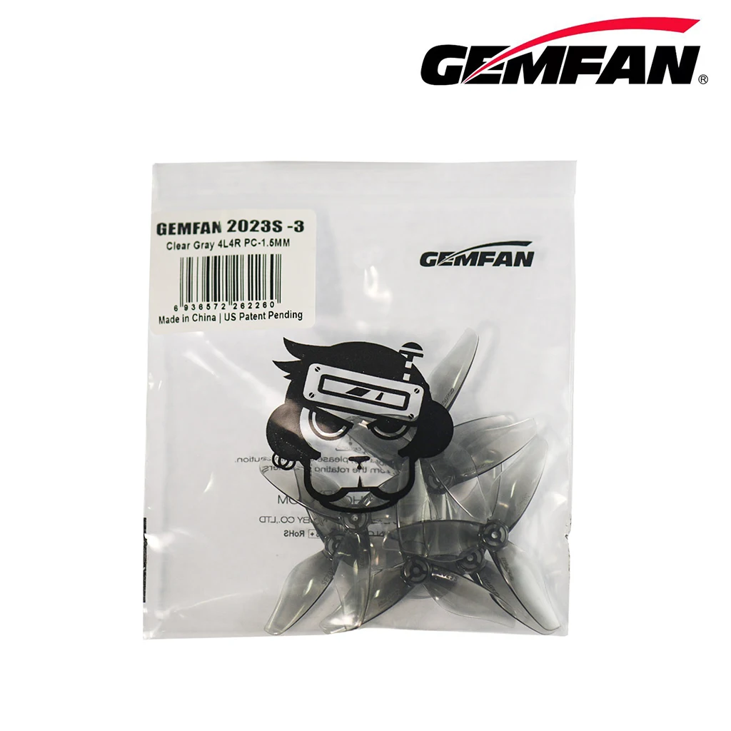 GEMFAN Hurricane 2023 2x2,3 2 Zoll 3-Blatt CW CCW Propeller 1 Loch/3 Löcher für 1105-1108 Motor RC Drone FPV Racing Zahnstocher – Detail 21