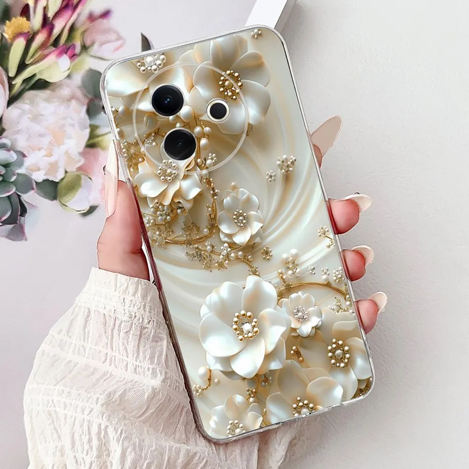 Elegant Butterfly Cat Printed Soft Silicone TPU Phone Case