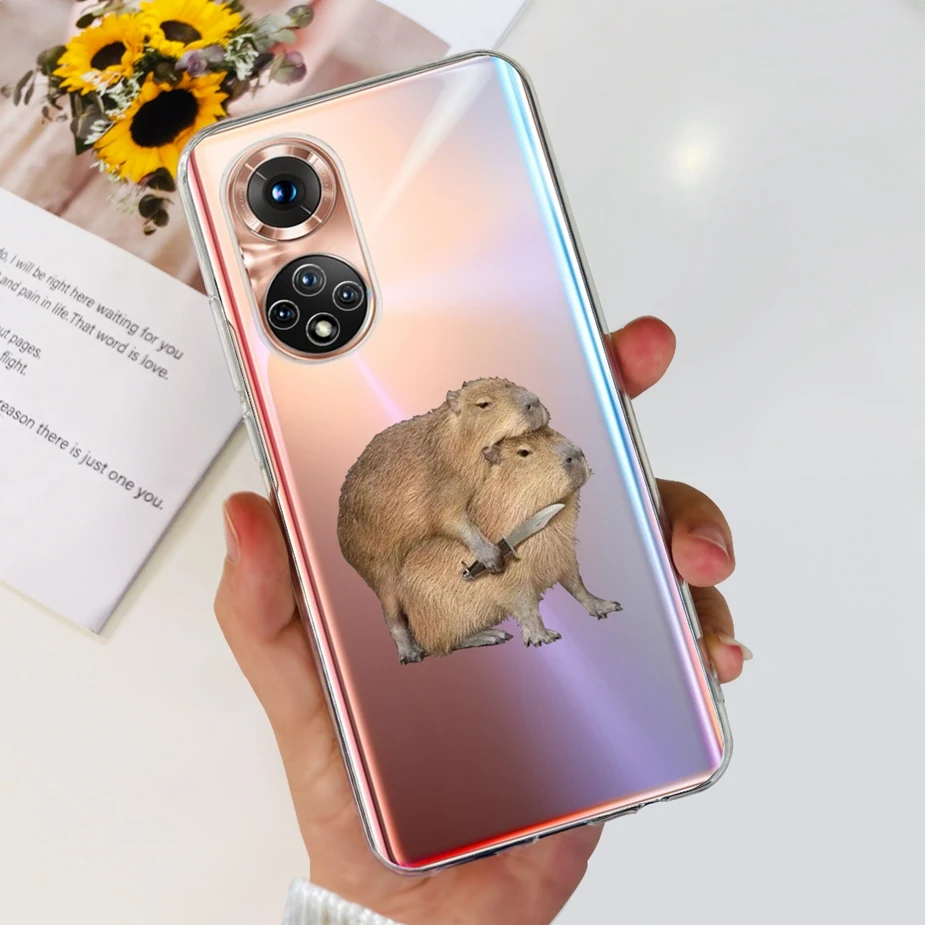 Clear Silicone Soft Slim Phone Case with Fashion Painted Design