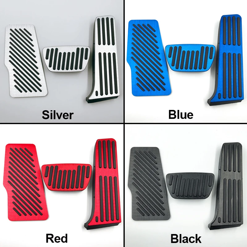 Aluminum Auto Car Pedals Cover Fuel Brake Footrest Pads Plate Cover Toyota Camry 70 V70 Accessories car pedals pedal cover
