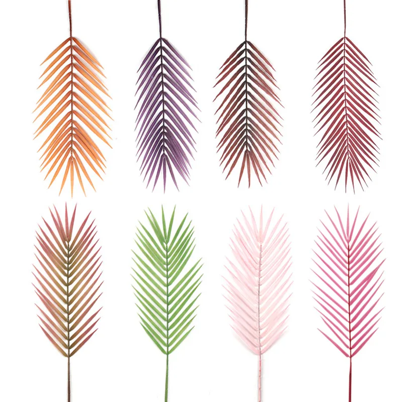 

8 Color Big Simulated Leaves Gradient Leaf Photography Decoration Props for Home Shop Window, Hotel, Wedding, Photo Studio Shoot