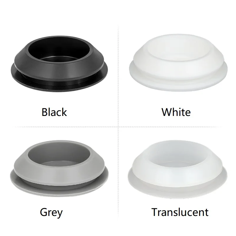 15mm-60mm Silicone Plug Rubber Stopper T-plug Soft High Elasticity Cap Cover Seismic Eyelet Muffling Thermostability