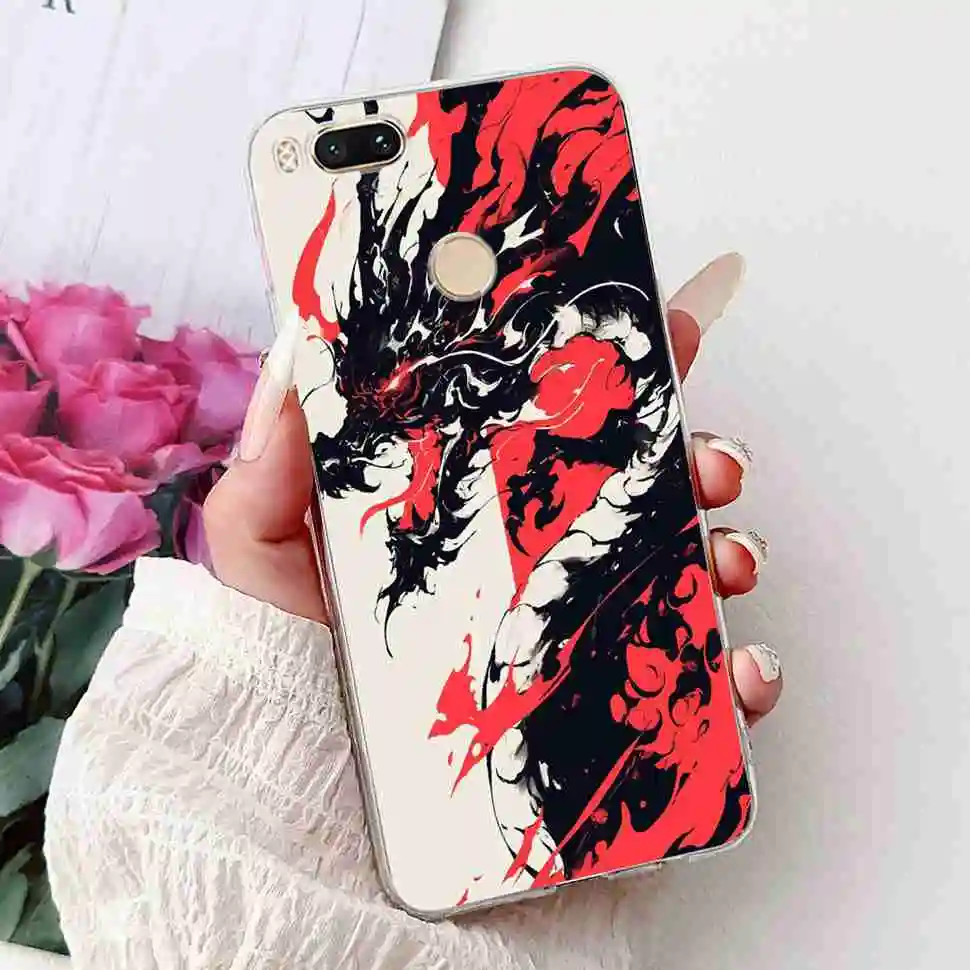 Love Pop Print TPU Soft Silicone Phone Case with Floral Design