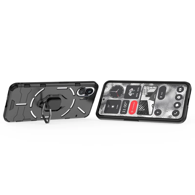 Magnetic Phone Case with Ring Stand and Bracket Holder