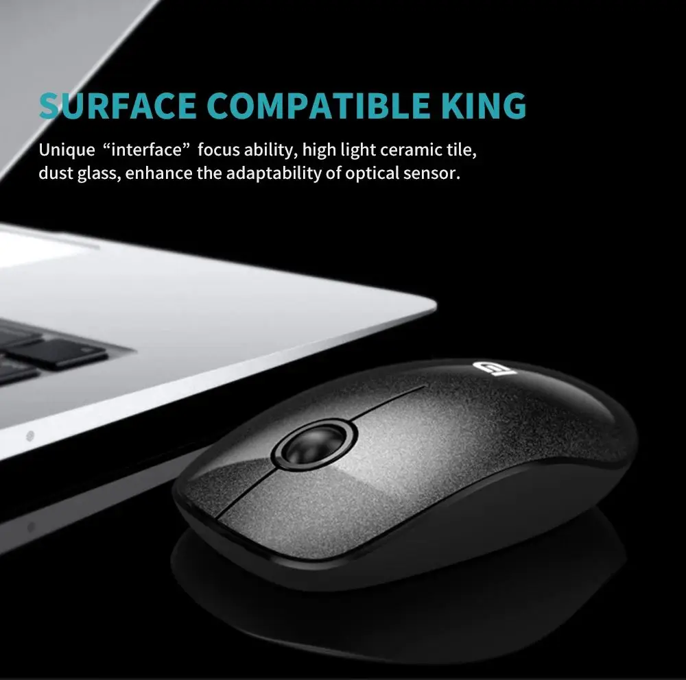 New V8 Wireless Silent Mouse with USB Nano Receiver for Computer Laptop PC Macbook Gaming Mouse Gamer RF 2.4GHz