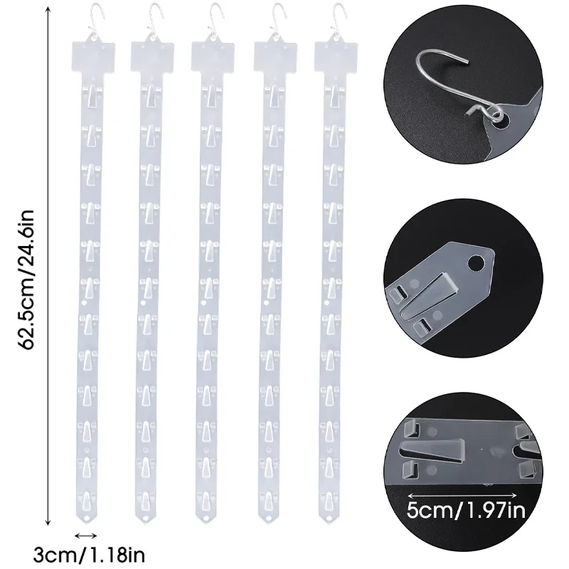 MAI USATO] 12 Pezzi Ganci A S In Plastica, Gancio A Forma Di S, Ganci Bianchi Per Appendere Gancio Con Anello Per Cucina Bagno Appendiabiti Camera Da Letto Ufficio 87982753