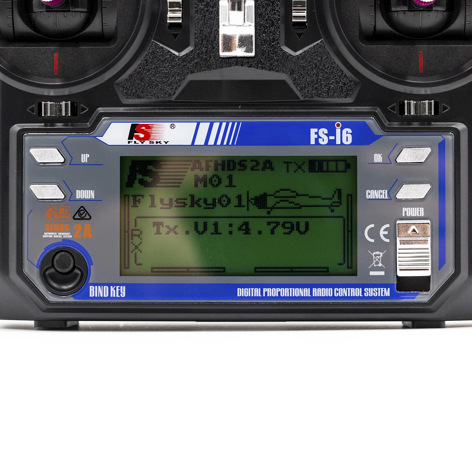 Radiocommande 6CH 2.4GHz pour Hélicoptère/Planeur RC avec Récepteur