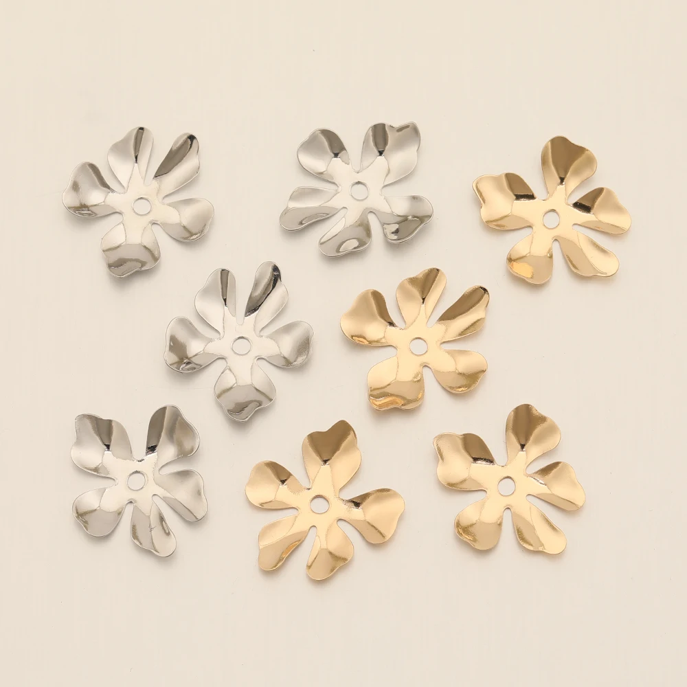 Cordial Design 200Pcs 19*22MM Jewelry Findings & Components/Flower Shape/Copper Metal/Hand Made/DIY Brass Jewelry Accessories - cordial