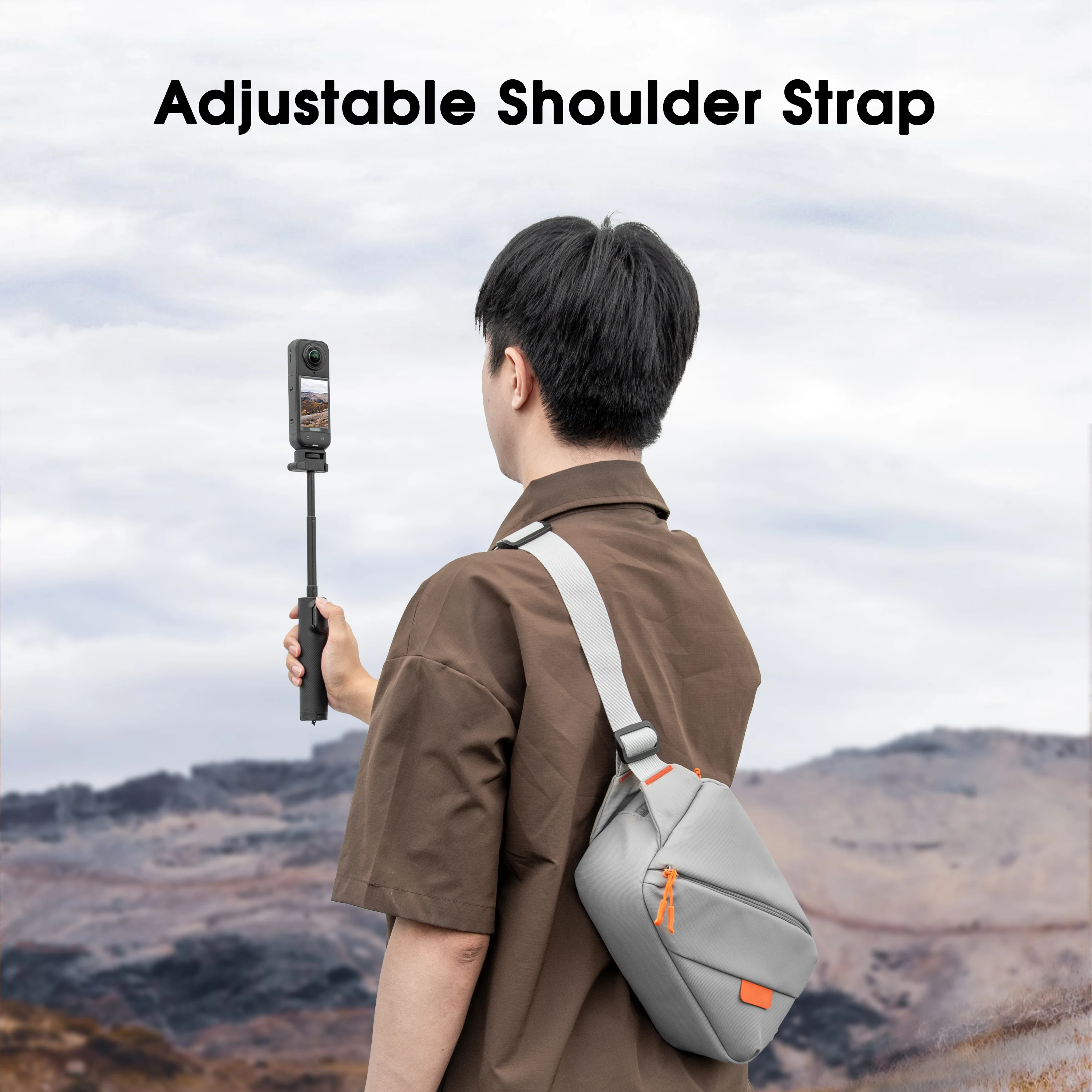 Tragetasche für Insta360 X5 X4 X3 Flow 2 Go Ultra Brusttasche für DJI Osmo 5 Pro 4 Pocket 3/ Mobile 7P Für Go Pro Hero 13 12 11 – Detail 7