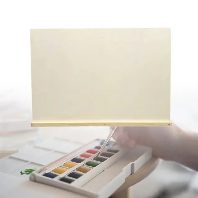 Tabletop Easel Foldable Desktop Easel Wooden Sketching Board for Beginners Painting Art Students Drawing Accessories 2