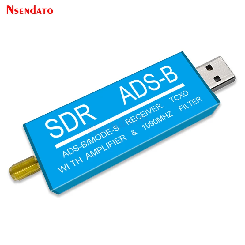 RTL2832U ADS-B Mode-S USB SDR TV Receiver Built-in RF Amplifier 1090MHz Bandpass Filter Radio SDR Band TV Scanner Tuner Stick - Image 6