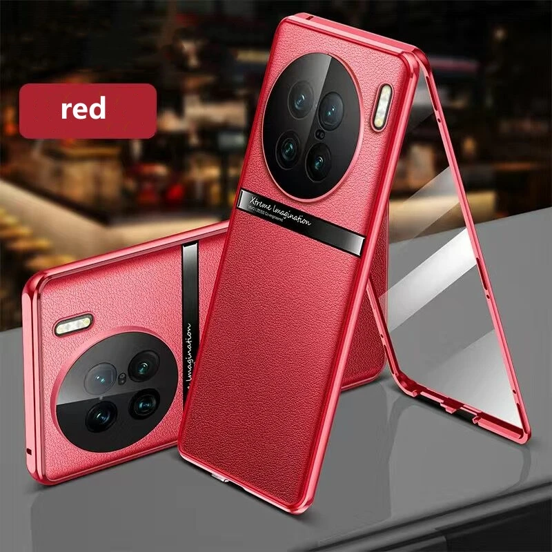 360 Full Cover For Vivo X90 Pro Plus Case Tempered Glass