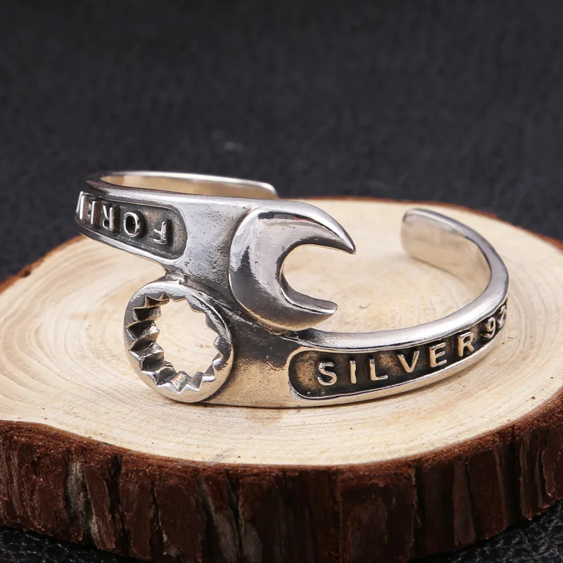 Retro Creative Wrench Bracelet Suitable for Men Personality Charm Motorcycle Bicycle Leisure Accessories Gifts bangle bracelet