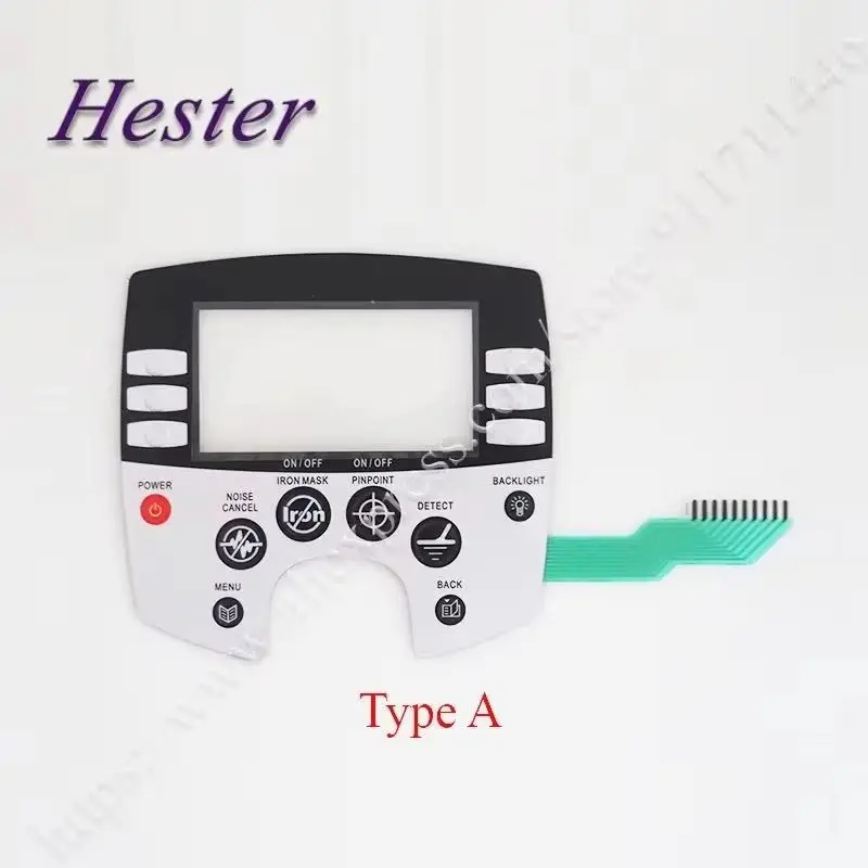MINELAB E-TRAC용 ExplorerSE 멤브레인 스위치 키패드용 버튼 필름 MINELAB ExplorerSE 멤브레인 키보드 터치