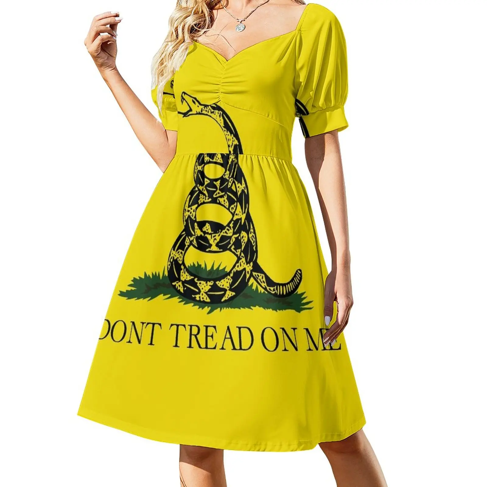 

Gadsden Flag Sleeveless Dress ceremony dresses summer women's dress 2023 cocktail dresses Womens dresses