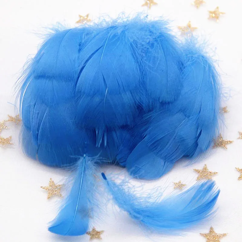 Elegant Natural Goose & Swan Feathers for Home Decor & Crafting - 100 Pieces