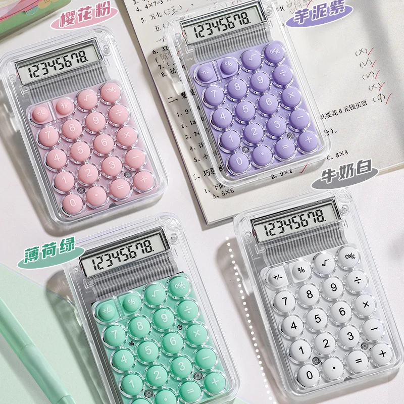 Silent Calculator Mini Version Learning Auxiliary Portable Electronic Calculator