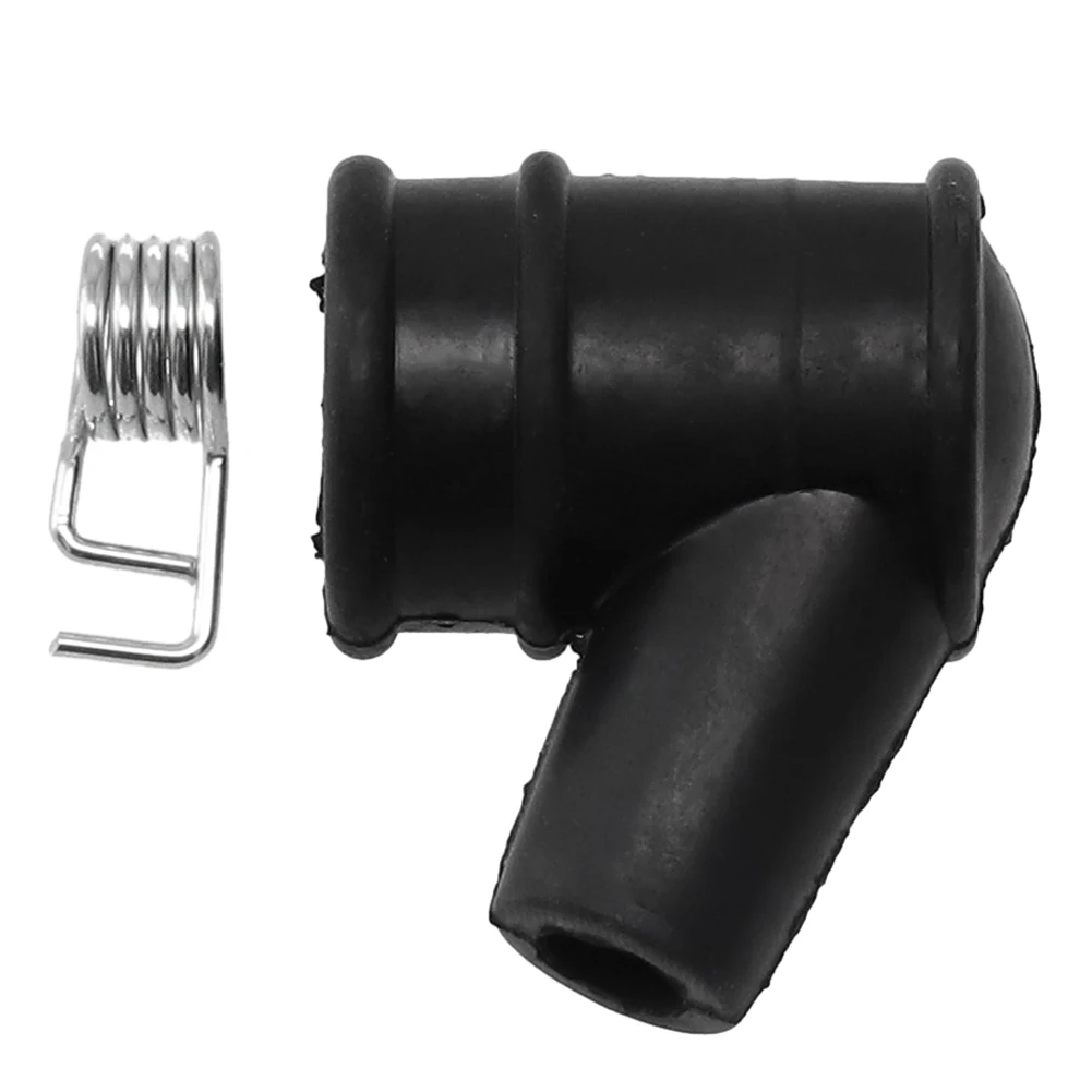 Rubber Spark Plug Cap Cover For 5mm HT Lead Black Rubber Products For Mower Blower Strimmer String Trimmer Parts Accessories