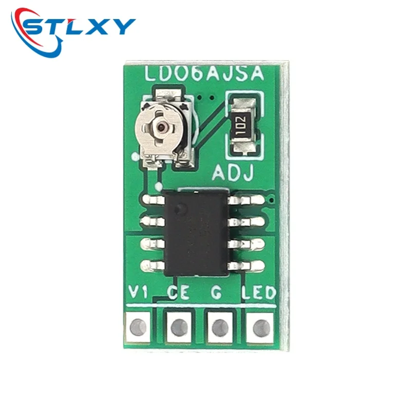 Stlxy LED 드라이버 30-1500MA 정전류 조절 가능 모듈 PWM 제어 보드 USB LED 손전등용 18650 리튬이온 DC 3.3V 3.7V
