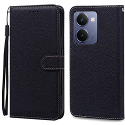 Leather Wallet Flip Case with Stand - Premium Protective Cover and Holder for Realme P3 Ultra (Black)
