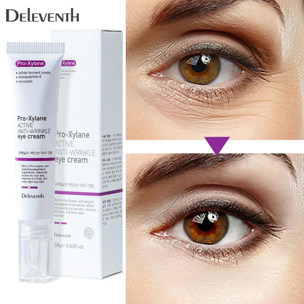 

Active Anti-Wrinkle Eye Cream Fades Fine Lines Dark Circles Eye Serum Remove Eye Bags Puffiness Anti-Aging Firmness Eye Care 20g