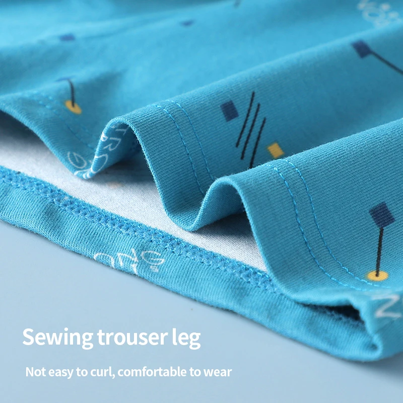 Nanjiren Men Underwear 5A Antibacterial  Boxer Cotton Print Underpants High Elastic Big U Warehouse Soft Breathable Male Panties