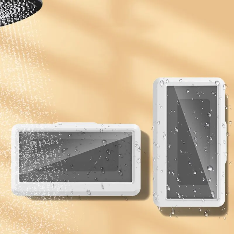 Waterproof Bathroom Phone Holder Stand Case