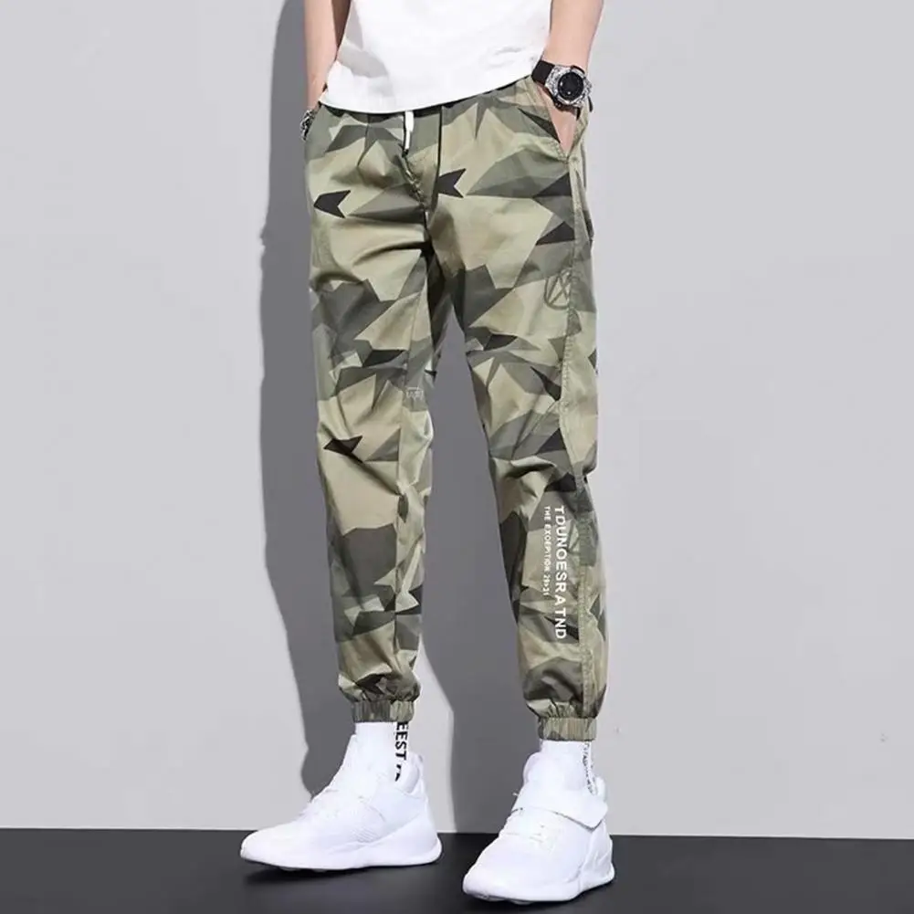 

Sports Pants Mid-rise Cargo Pants Men Sports Pants Camouflage Sweatpants