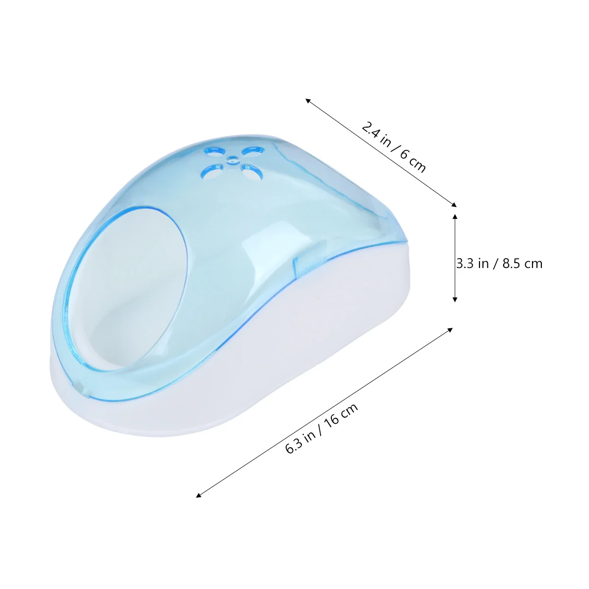 Small Pet Sand Bath Chinchilla Bathroom Toilet Hamster with Scoop Animal Harbor
