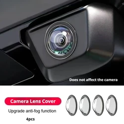 Car Camera Protection Cover with 360° Panoramic Anti - Fog Lens Shield (Upgrade 4pcs)