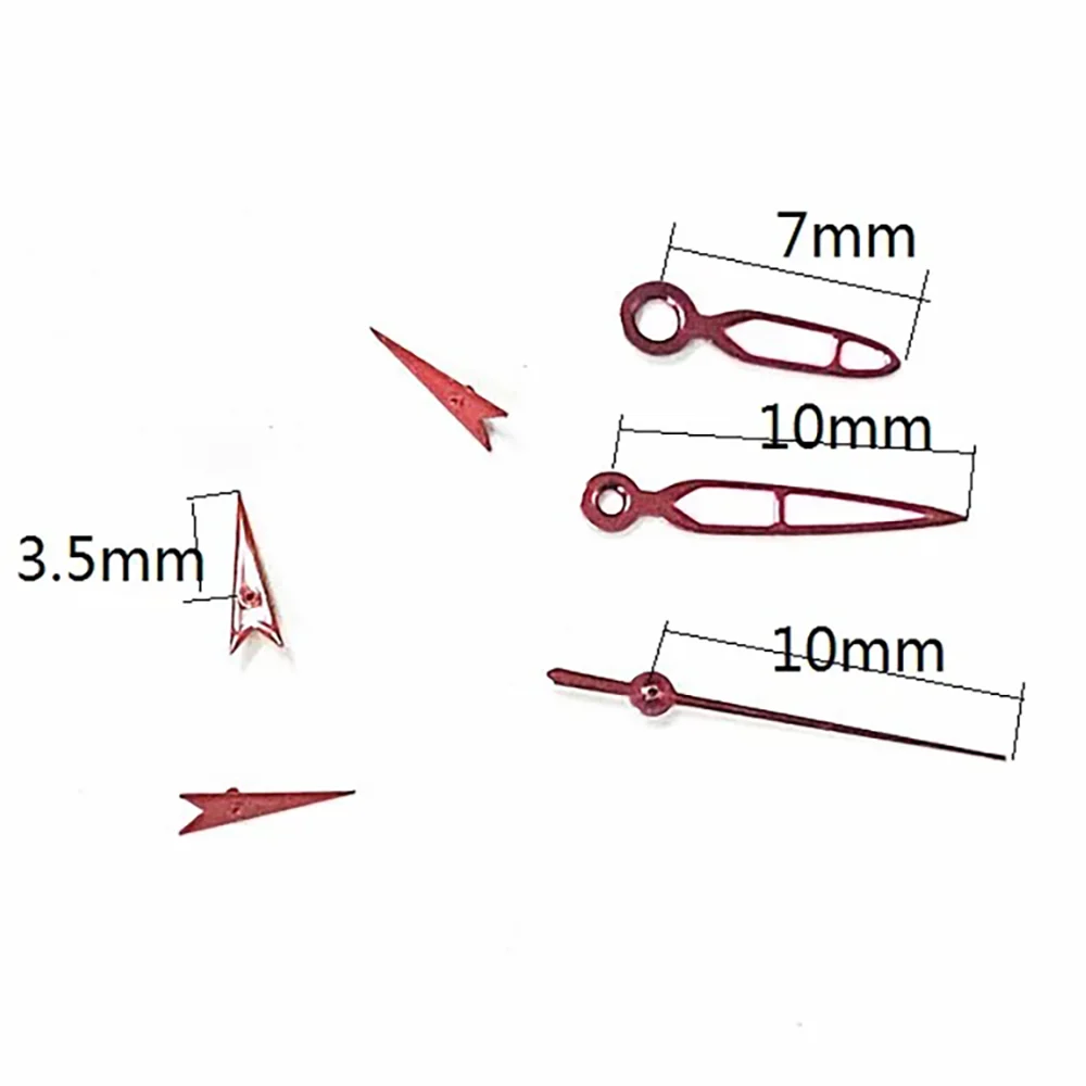 Watch Accessories Movement Hands Suitable for 6P29 Movement Needle with Hour Minute Seconds Hands and Small Three-needle Repair