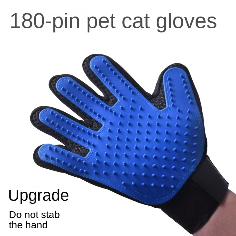 2pcs Dog Grooming Pet Hair Removal Gloves Comb Cats Massage Bath Cleaning Beauty Products Bathe Dogs Stuff Supplies Home Garden