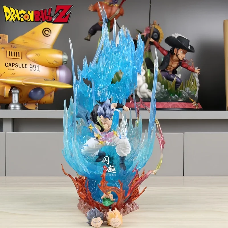 

28cm Dragon Ball Figure Gogeta Vs Broly Figurine Super Saiyan Gogeta Ssj Blue Figures Model Pvc Collections Christmas Toys Gift