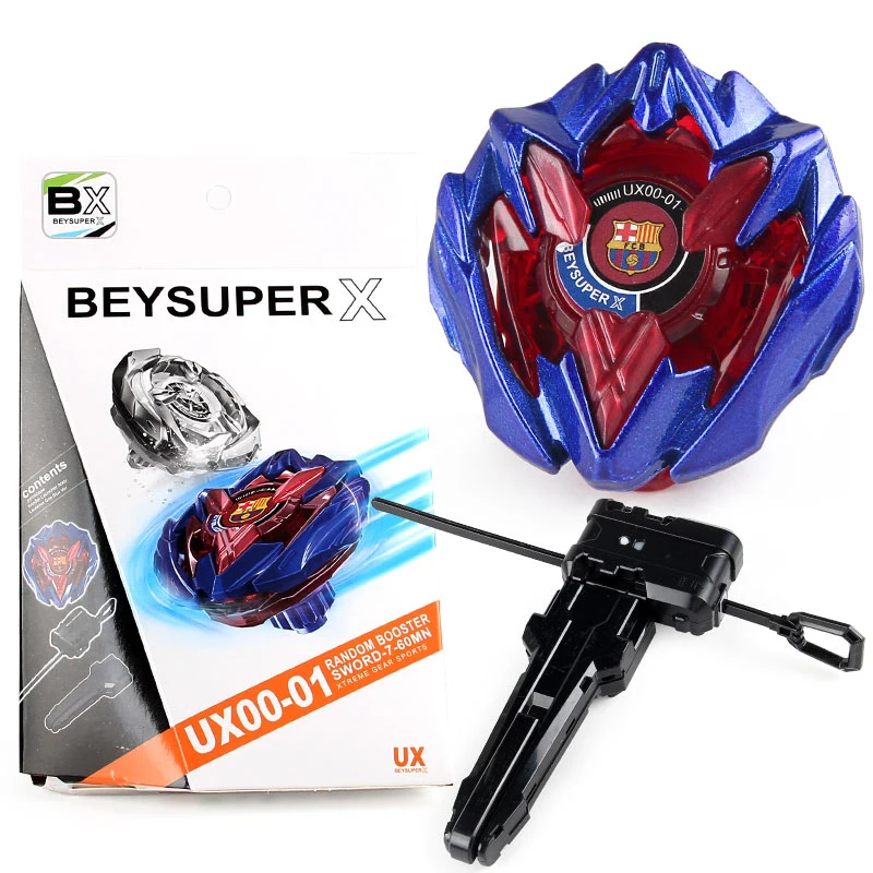 Bey X UX-01 Evolution Starter Battle Top Launcher Grip Set Gyro Spinning Game Toy