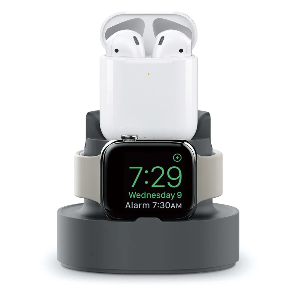 Universal 3-in-1 Charging Dock for Smartwatch, Earbuds, and Smartphone