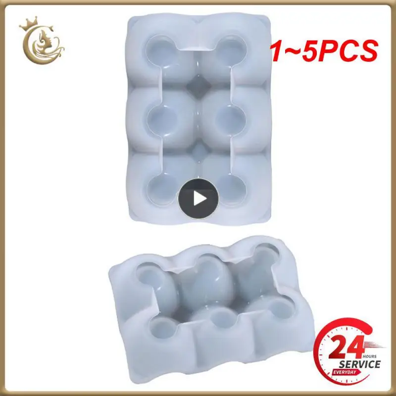 

1~5PCS Crystal Epoxy Mold Creative Egg Grid Egg Storage Decoration Silicone Mold for Egg Tray Resin Casting U90F