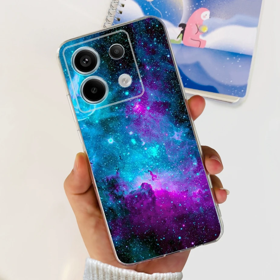New Fashion Painted Clear Silicone Soft TPU Phone Case for Xiaomi Poco X6 Pro 5G